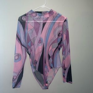 Swirl Pink Lace Two Piece